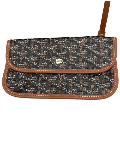 GOYARD（ゴヤール）GOYARD (ゴヤール) サンルイPM ブラック×ブラウンの古着・服飾アイテム
