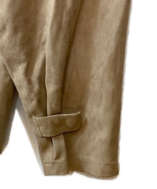 AURALEE（オーラリー）AURALEE (オーラリー) 23SS GOAT SUEDE P/O BLOUSON(ゴートスウェードプルオーバーブルゾン) カーキベージュ サイズ:3の古着・服飾アイテム