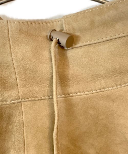 AURALEE（オーラリー）AURALEE (オーラリー) 23SS GOAT SUEDE P/O BLOUSON(ゴートスウェードプルオーバーブルゾン) カーキベージュ サイズ:3の古着・服飾アイテム