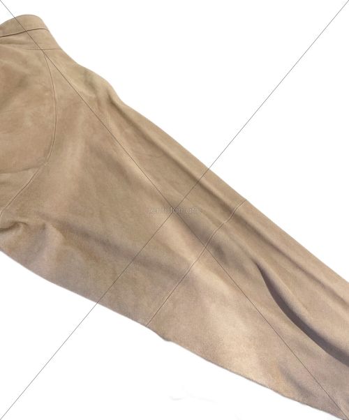 AURALEE（オーラリー）AURALEE (オーラリー) 23SS GOAT SUEDE P/O BLOUSON(ゴートスウェードプルオーバーブルゾン) カーキベージュ サイズ:3の古着・服飾アイテム