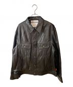 DAIRIKUダイリク）の古着「Darry Leather Jacket」｜ブラック