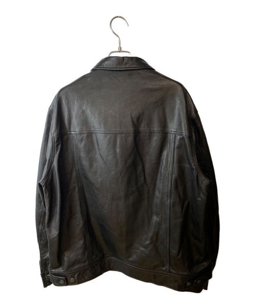 DAIRIKU（ダイリク）DAIRIKU (ダイリク) Darry Leather Jacket ブラック サイズ:Lの古着・服飾アイテム