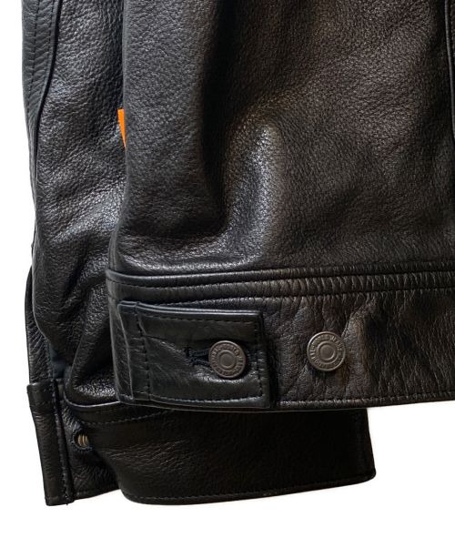 DAIRIKU（ダイリク）DAIRIKU (ダイリク) Darry Leather Jacket ブラック サイズ:Lの古着・服飾アイテム