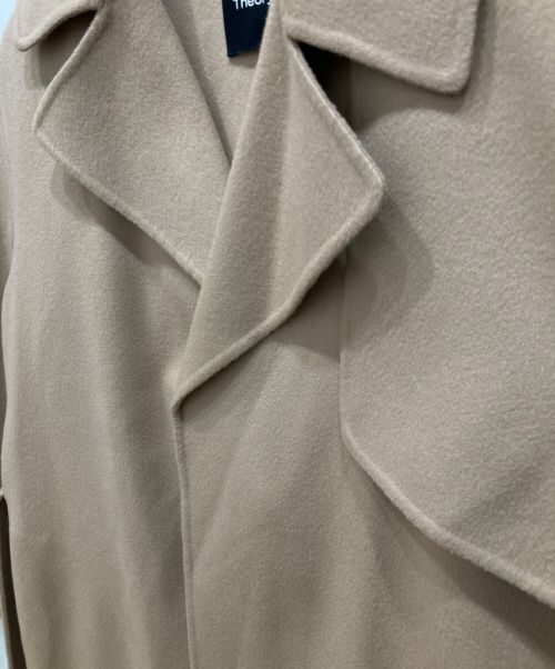 theory（セオリー）theory (セオリー) Luxe New Divide Wrap Trench リュクス ニュー ディバイド ラップ トレンチ 01-2309603 ベージュ サイズ:Sの古着・服飾アイテム