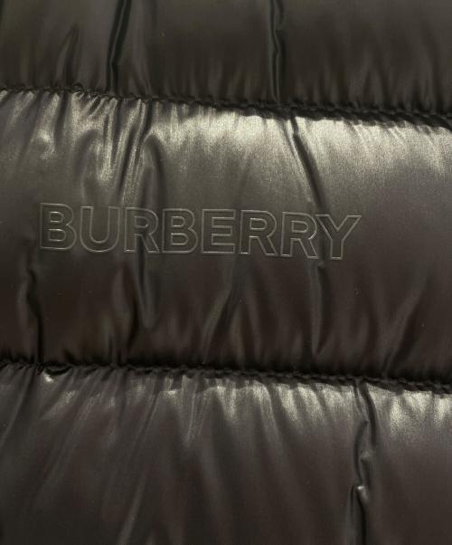 BURBERRY LONDON（バーバリーロンドン）BURBERRY LONDON (バーバリーロンドン) コントラストフード  ベルテッド パファージャケット ブラック サイズ:Mの古着・服飾アイテム