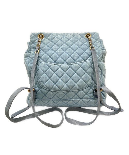 CHANEL（シャネル）CHANEL (シャネル) マトラッセ ココマーク デニム リュック インディゴの古着・服飾アイテム