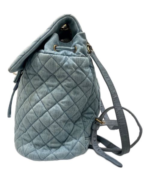 CHANEL（シャネル）CHANEL (シャネル) マトラッセ ココマーク デニム リュック インディゴの古着・服飾アイテム
