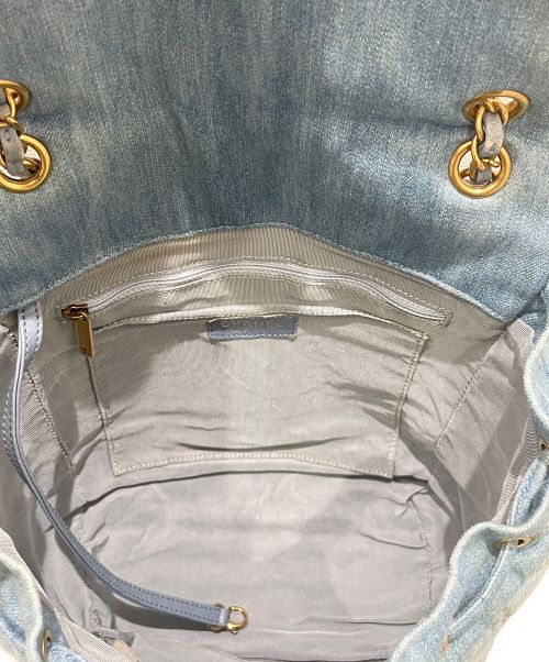 CHANEL（シャネル）CHANEL (シャネル) マトラッセ ココマーク デニム リュック インディゴの古着・服飾アイテム