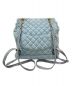 CHANEL (シャネル) マトラッセ ココマーク デニム リュック インディゴ：320000円