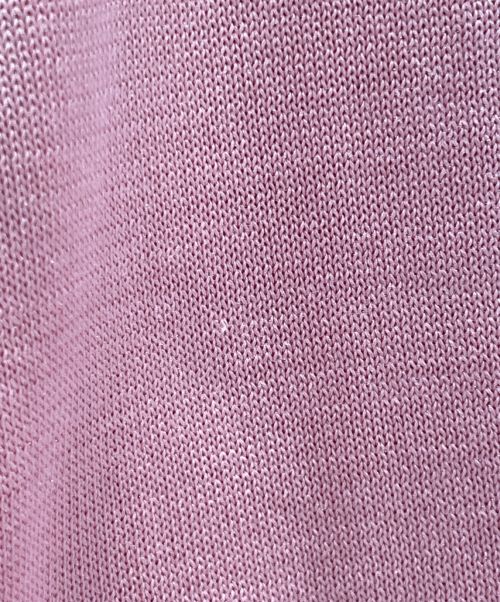 CHANEL（シャネル）CHANEL (シャネル) シルクニットポロシャツ ピンク サイズ:34の古着・服飾アイテム