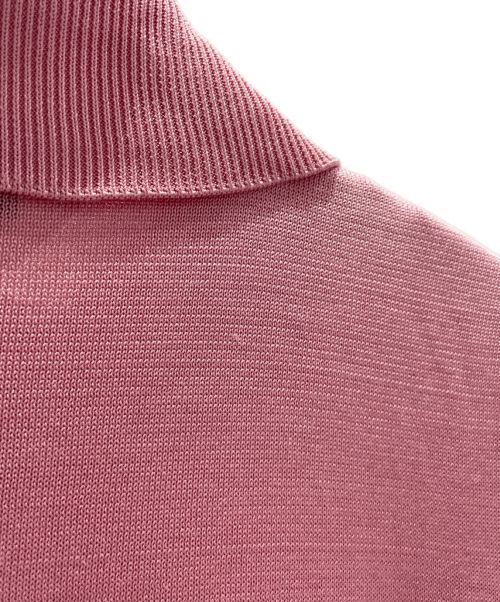 CHANEL（シャネル）CHANEL (シャネル) シルクニットポロシャツ ピンク サイズ:34の古着・服飾アイテム