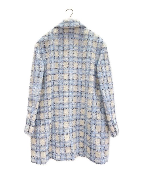 CHANEL（シャネル）CHANEL (シャネル) ツイードチェックコート サイズ:36の古着・服飾アイテム