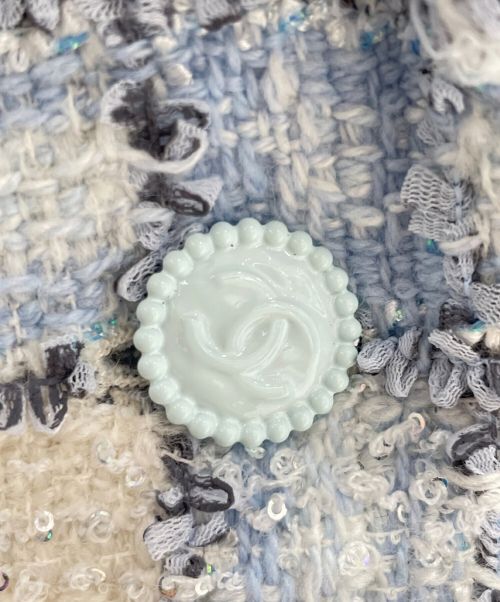 CHANEL（シャネル）CHANEL (シャネル) ツイードチェックコート サイズ:36の古着・服飾アイテム