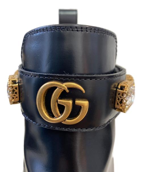 GUCCI（グッチ）GUCCI (グッチ) サイドゴアブーツ ブラック サイズ:38の古着・服飾アイテム