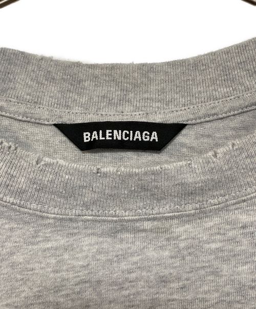 BALENCIAGA（バレンシアガ）BALENCIAGA (バレンシアガ) POLITICAL CAMPAIGN LAYERED TSHIRT グレー サイズ:XLの古着・服飾アイテム