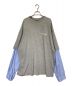 BALENCIAGA (バレンシアガ) POLITICAL CAMPAIGN LAYERED TSHIRT グレー サイズ:XL：49800円