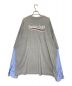 BALENCIAGA（バレンシアガ）の古着「POLITICAL CAMPAIGN LAYERED TSHIRT」｜グレー