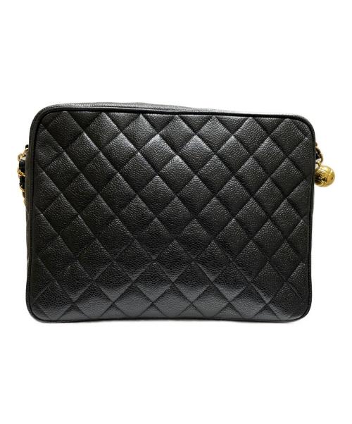 CHANEL（シャネル）CHANEL (シャネル) マトラッセチェーンショルダーバッグ ブラック サイズ:27の古着・服飾アイテム