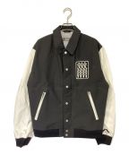 ACRONYMアクロニウム）の古着「3L VARSITY JACKET」｜ホワイト×ブラック