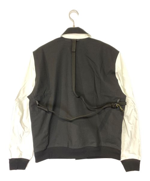 ACRONYM（アクロニウム）ACRONYM (アクロニウム) 3L VARSITY JACKET ホワイト×ブラック サイズ:S 未使用品の古着・服飾アイテム