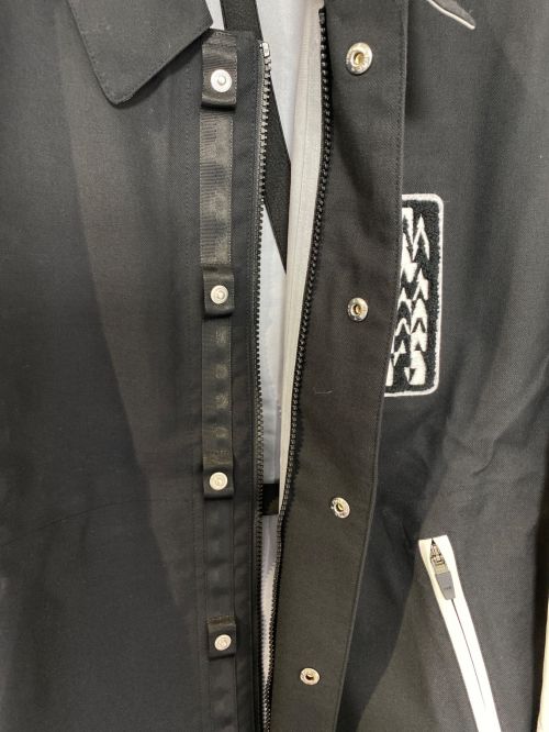 ACRONYM（アクロニウム）ACRONYM (アクロニウム) 3L VARSITY JACKET ブラック×マルチ サイズ:Sの古着・服飾アイテム