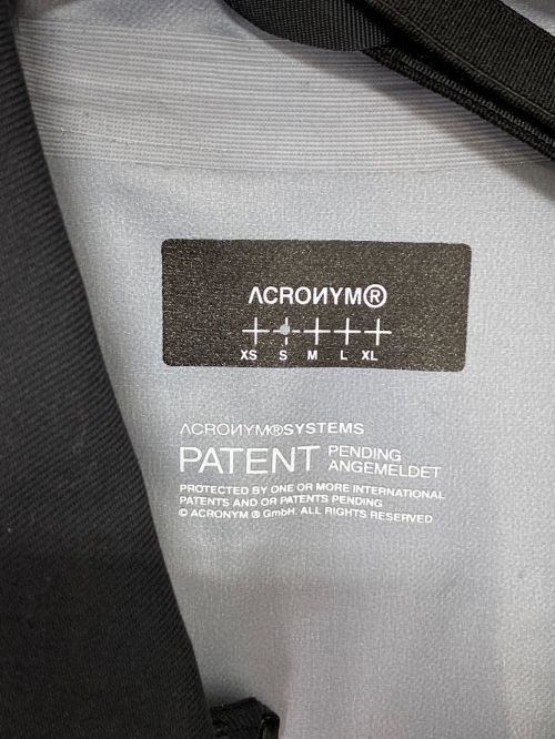 ACRONYM（アクロニウム）ACRONYM (アクロニウム) 3L VARSITY JACKET ブラック×マルチ サイズ:Sの古着・服飾アイテム