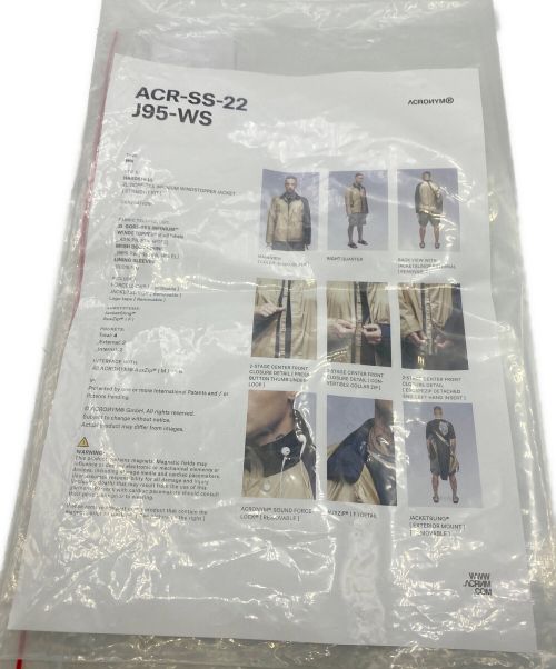 ACRONYM（アクロニウム）ACRONYM (アクロニウム) 2L GORE-TEX INFINIUM WINDSTOPER JACKET ブラック サイズ:Mの古着・服飾アイテム