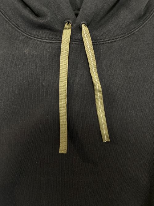 ACRONYM（アクロニウム）ACRONYM (アクロニウム) ORGANIC COTTON HOODED SWEATSHIRT ブラック サイズ:Sの古着・服飾アイテム