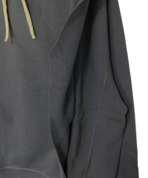ACRONYM（アクロニウム）ACRONYM (アクロニウム) ORGANIC COTTON HOODED SWEATSHIRT ブラック サイズ:Sの古着・服飾アイテム