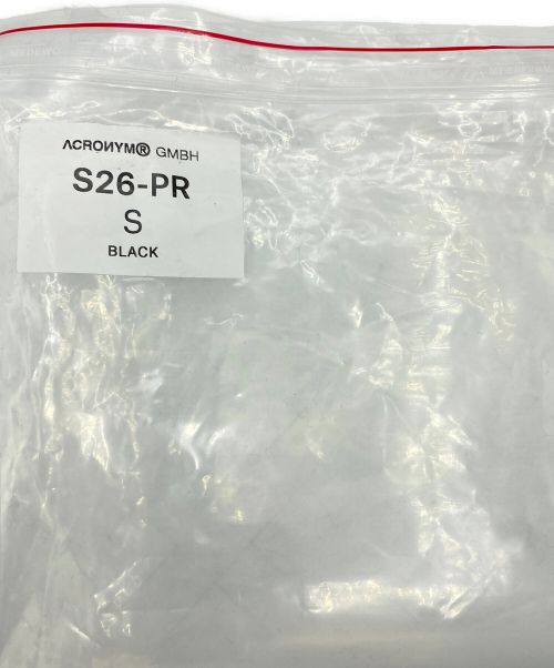 ACRONYM（アクロニウム）ACRONYM (アクロニウム) ORGANIC COTTON HOODED SWEATSHIRT ブラック サイズ:Sの古着・服飾アイテム