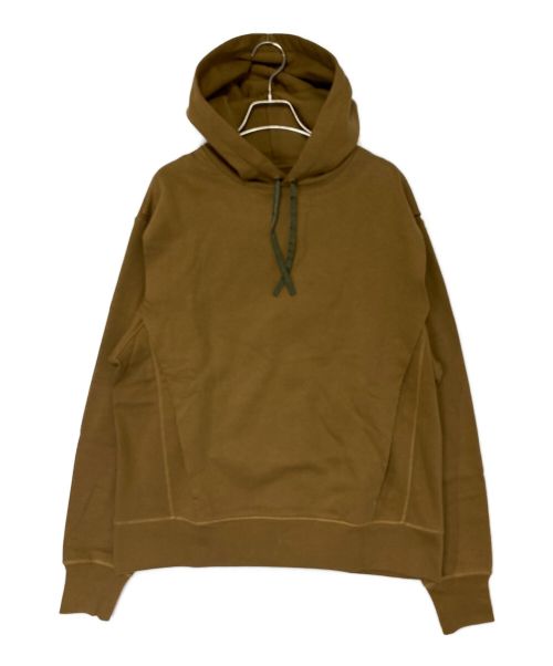 ACRONYM（アクロニウム）ACRONYM (アクロニウム) ORGANIC COTTON HOODED SWEATSHIRT コヨーテ サイズ:S 未使用品の古着・服飾アイテム
