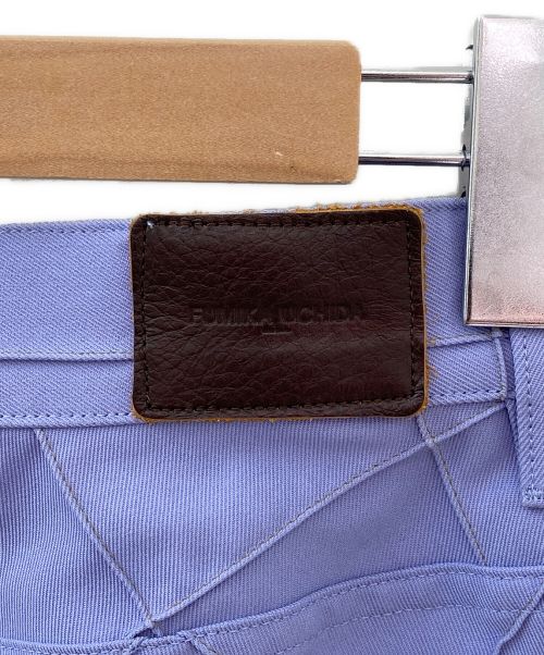 FUMIKA UCHIDA（フミカウチダ）FUMIKA UCHIDA (フミカウチダ) PLAID PINTUCK-BIAS WIDE PANTS ラベンダー サイズ:40 未使用品の古着・服飾アイテム