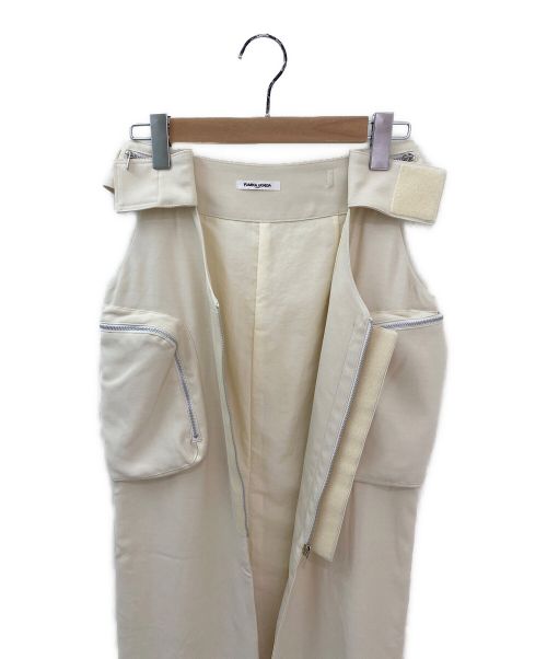 FUMIKA UCHIDA（フミカウチダ）FUMIKA UCHIDA (フミカウチダ) BACKSATIN OVER SKIRT LONG アイボリー サイズ:34の古着・服飾アイテム