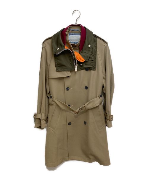 KOLOR（カラー）KOLOR (カラー) ドッキングトレンチ ベージュ サイズ:1 未使用品の古着・服飾アイテム