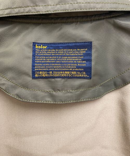 KOLOR（カラー）KOLOR (カラー) ドッキングトレンチ ベージュ サイズ:1 未使用品の古着・服飾アイテム