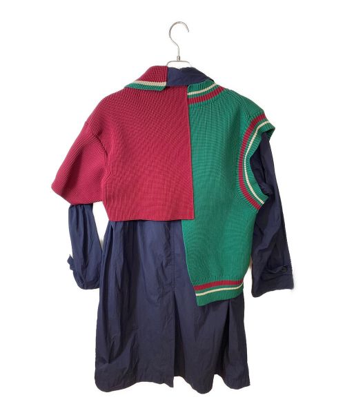 KOLOR（カラー）kolor (カラー) ナイロンタイプライターコート マルチカラー サイズ:1 未使用品の古着・服飾アイテム