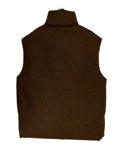 OAMC（オーエーエムシー）OAMC (オーエーエムシー) INFLATE GILET HARRIS TWEED ブラウン サイズ:XS 未使用品の古着・服飾アイテム