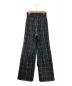 HYKE (ハイク) PLAID EASY PANTS ブラック サイズ:SIZE36：8000円