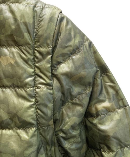 BURBERRY BLACK LABEL（バーバリーブラックレーベル）BURBERRY BLACK LABEL (バーバリーブラックレーベル) 2WAYカモフラダウンジャケット グリーン サイズ:Mの古着・服飾アイテム