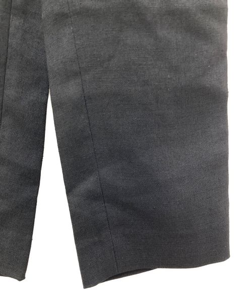 ENFOLD（エンフォルド）ENFOLD (エンフォルド) リネンライク ゴムジョッパーズパンツ ブラック サイズ:34の古着・服飾アイテム