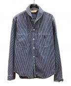 The Stylist Japanザスタイリストジャパン）の古着「ストライプデニムジャケット」｜インディゴ