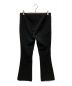 中古・古着 FOXEY NEWYORK (フォクシーニューヨーク) フレアパンツ ブラック サイズ:SIZE 42：3500円