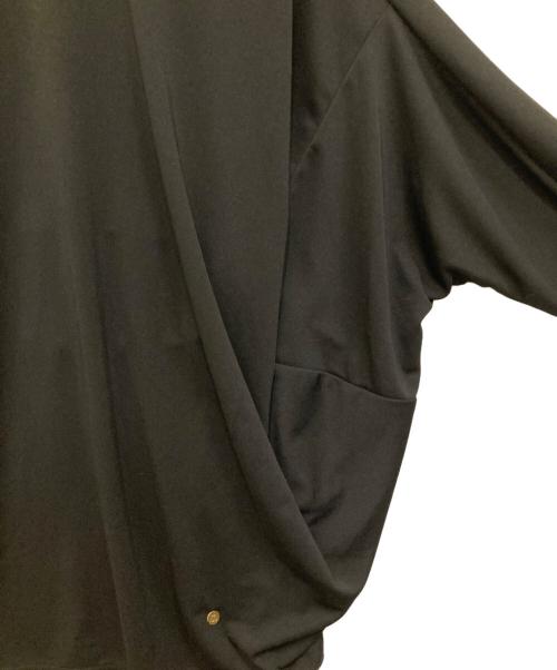 LOUNIE（ルーニー）LOUNIE (ルーニー) タックドレープカットソープルオーバー ブラック サイズ:Fの古着・服飾アイテム