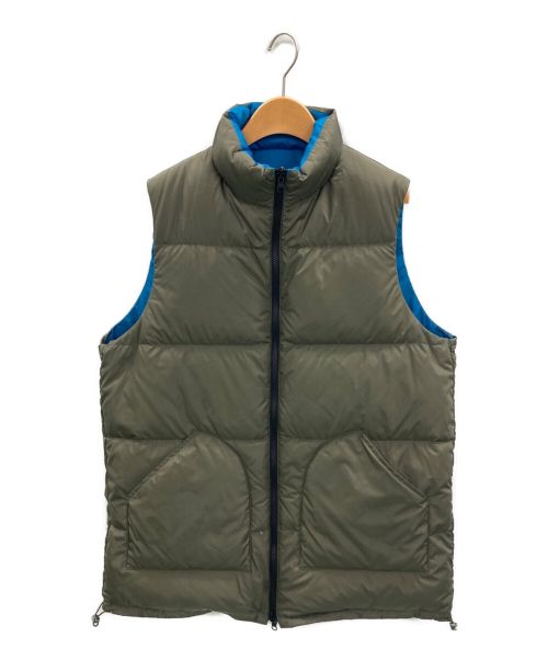 SIERRA DESIGNS（シエラデザインズ）SIERRA DESIGNS (シエラデザインズ) リバーシブルダウンベスト ブルー サイズ:Mの古着・服飾アイテム
