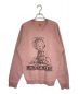 HUMAN MADE（ヒューマンメイド）の古着「PEANUTS SWEATSHIRT」｜ピンク