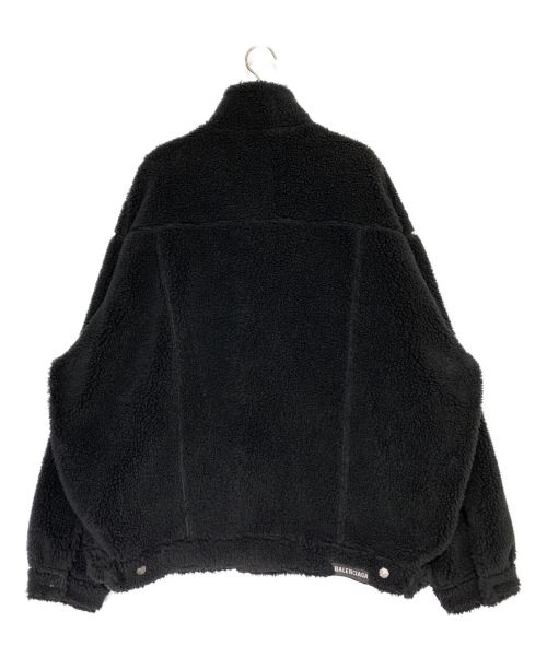 BALENCIAGA（バレンシアガ）BALENCIAGA (バレンシアガ) Oversized Fleece Jacket ブラック サイズ:1の古着・服飾アイテム