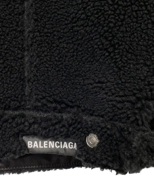 BALENCIAGA（バレンシアガ）BALENCIAGA (バレンシアガ) Oversized Fleece Jacket ブラック サイズ:1の古着・服飾アイテム