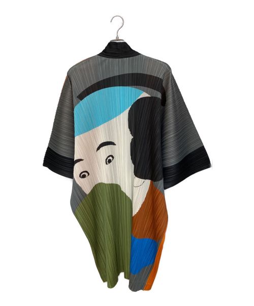 ISSEY MIYAKE（イッセイミヤケ）ISSEY MIYAKE (イッセイミヤケ) IKKO TANAKA (イッコウタナカ) ×IKKO TANAKA プリーツロングコート サイズ:3の古着・服飾アイテム
