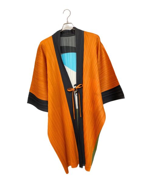 ISSEY MIYAKE（イッセイミヤケ）ISSEY MIYAKE (イッセイミヤケ) IKKO TANAKA (イッコウタナカ) ×IKKO TANAKA プリーツロングコート サイズ:3の古着・服飾アイテム