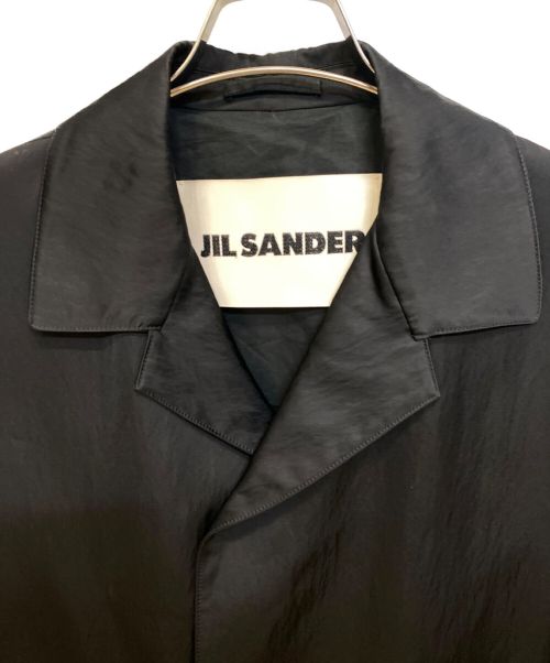 JIL SANDER（ジルサンダー）JIL SANDER (ジルサンダー) ライトステンカラーコート ブラック サイズ:46の古着・服飾アイテム